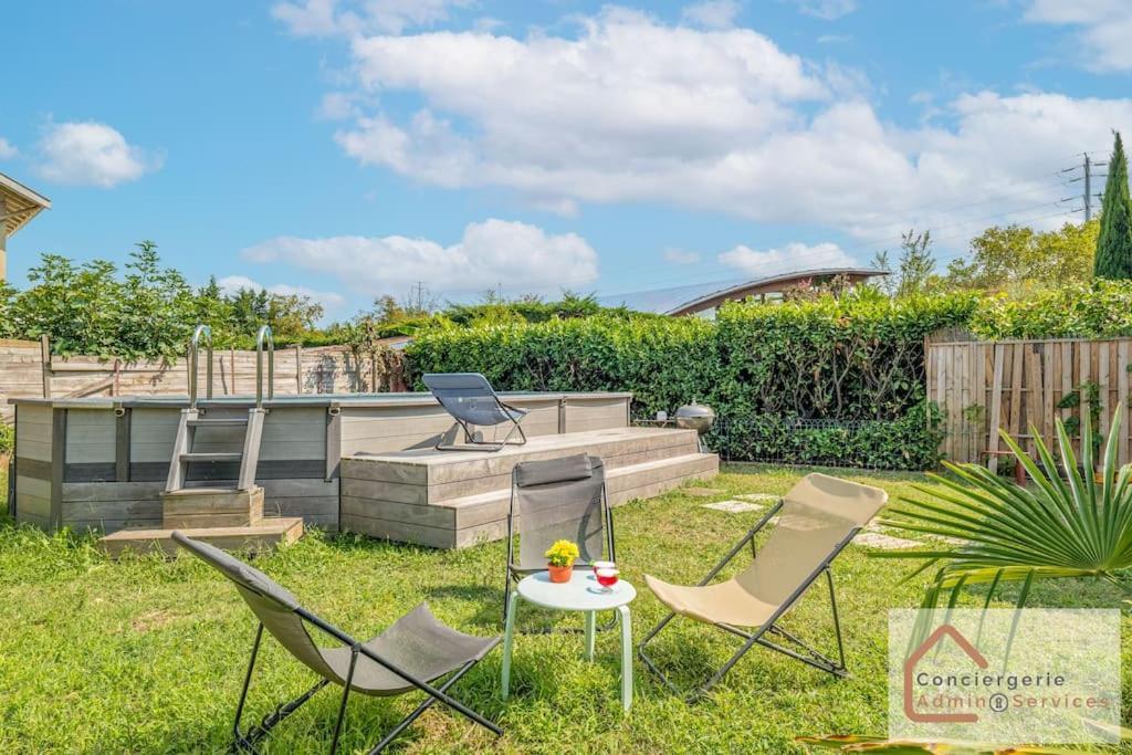 Maison A Lyon Parilly Avec Piscine, Jardin, Parking Prive & Proche Eurexpo *